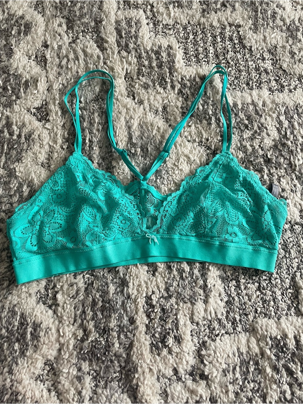 aerie Turquoise Lace Bralette
